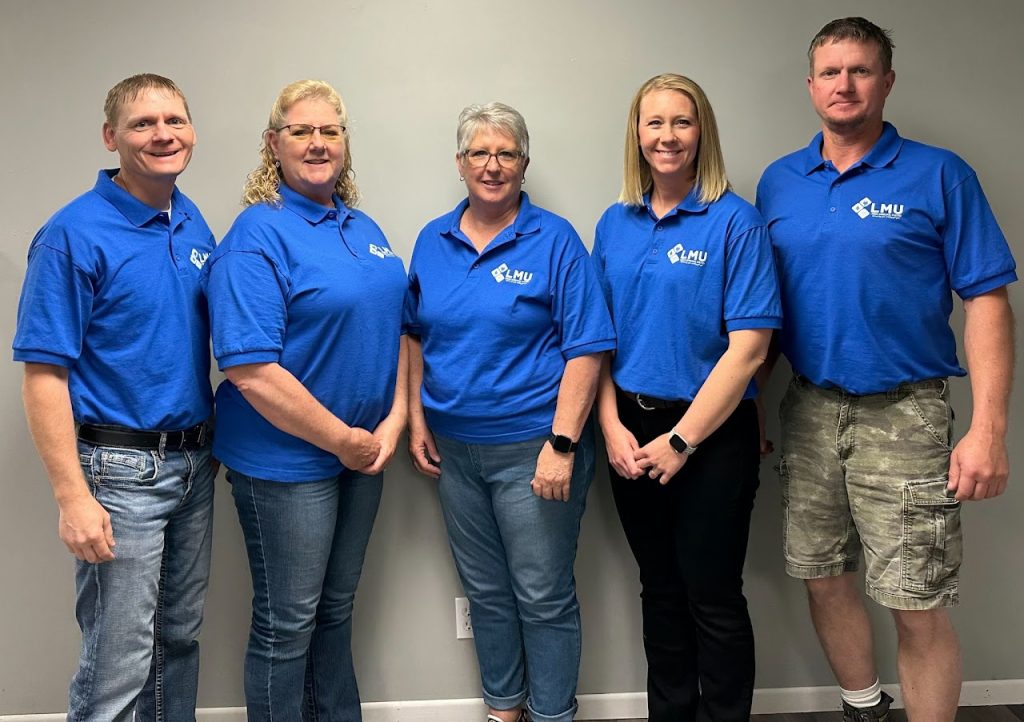 Board of directors: Tysen Christensen, Kathy Arevalo, Debbie Miller, Tia Samo, and Jake Tripp